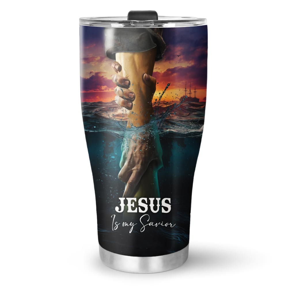 Jesus is my Savior Stainless Steel Tumbler