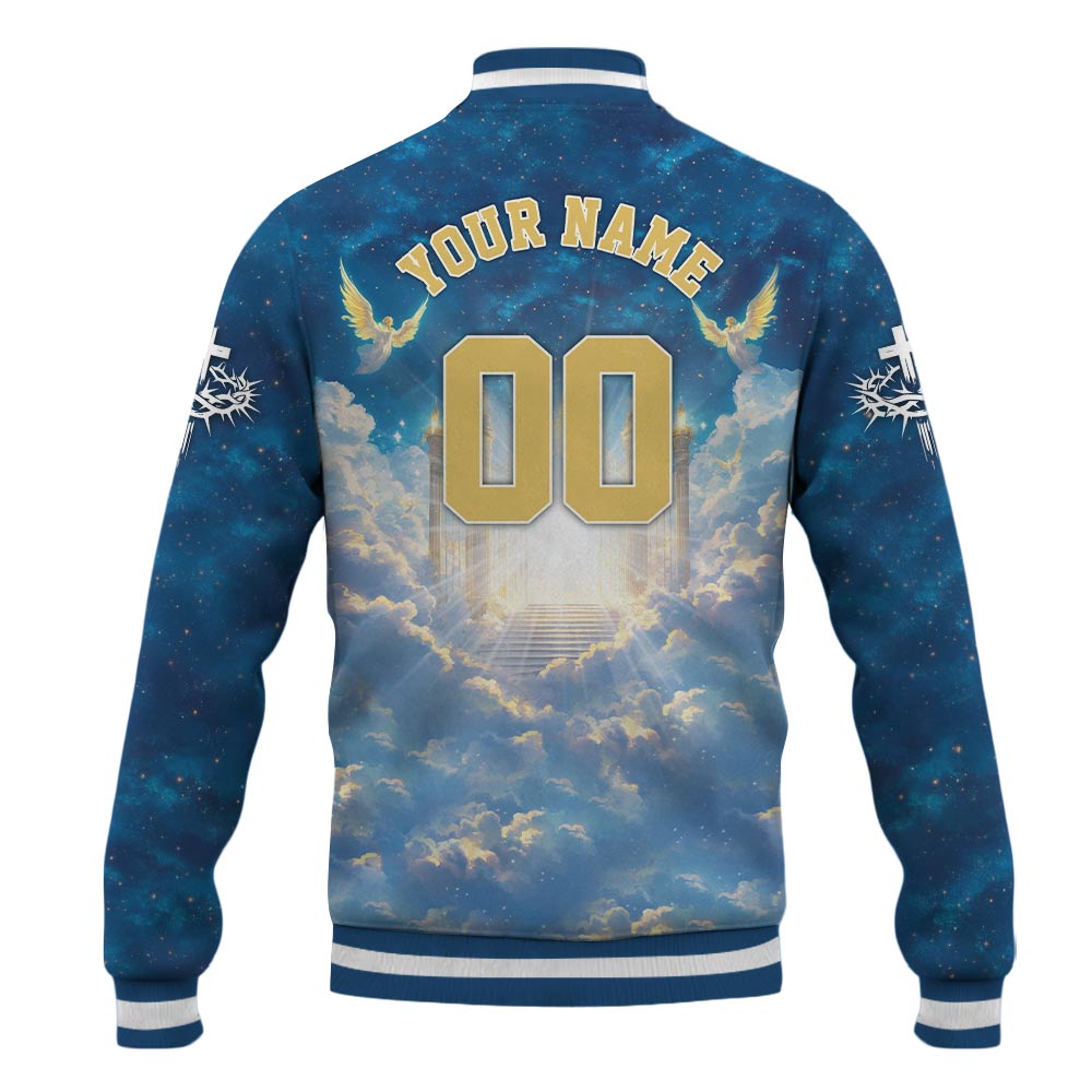 Jesus is the Key to Heaven Baseball Jacket