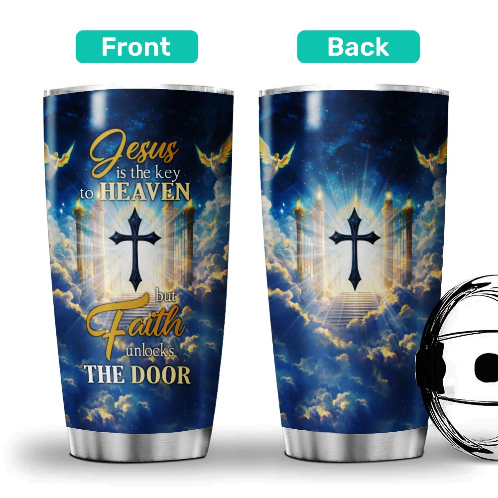 Jesus is the Key to Heaven Stainless Steel Tumbler