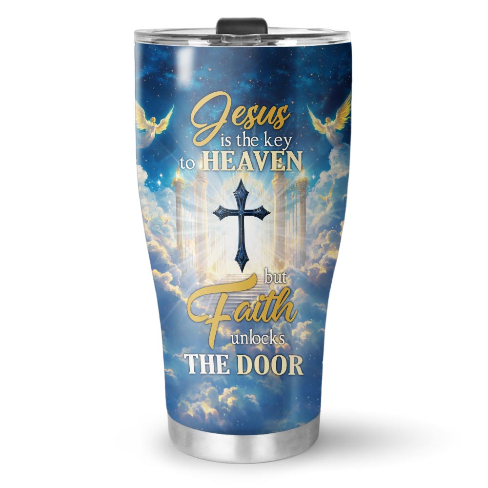 Jesus is the Key to Heaven Stainless Steel Tumbler