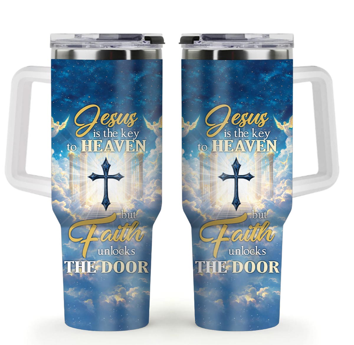 Jesus is the Key to Heaven Stainless Steel Tumbler
