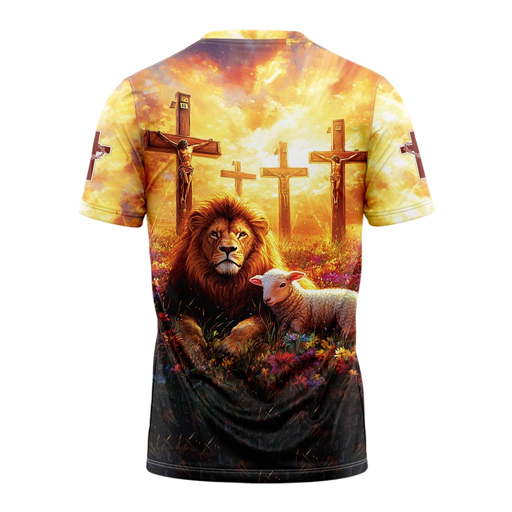 Jesus Because of Him Heaven Know my Name T-shirt