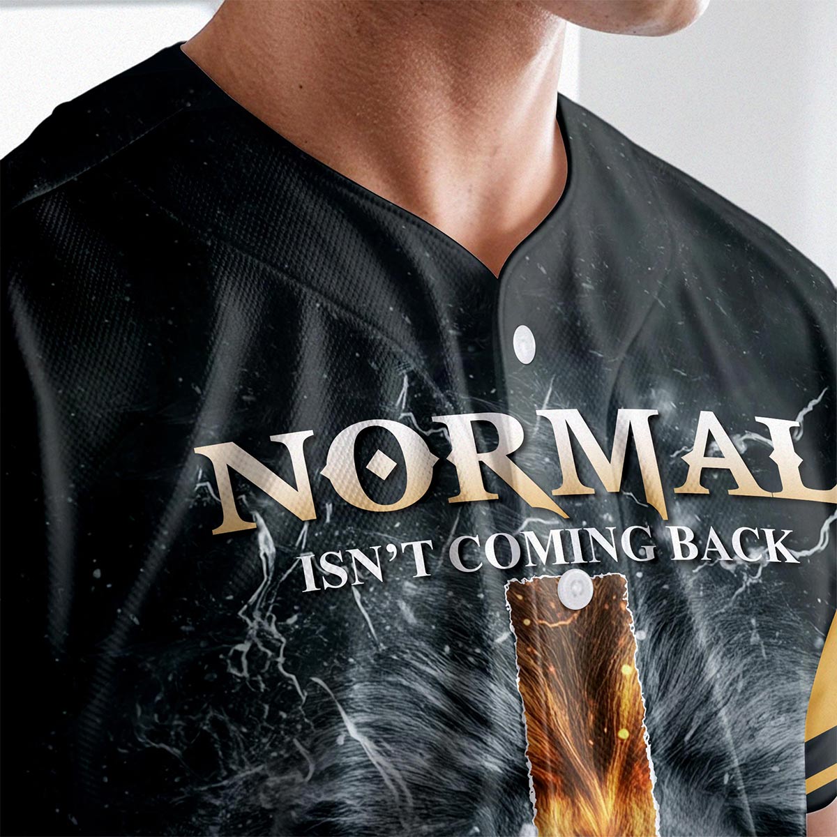 Normal isn't coming Back Baseball Jersey