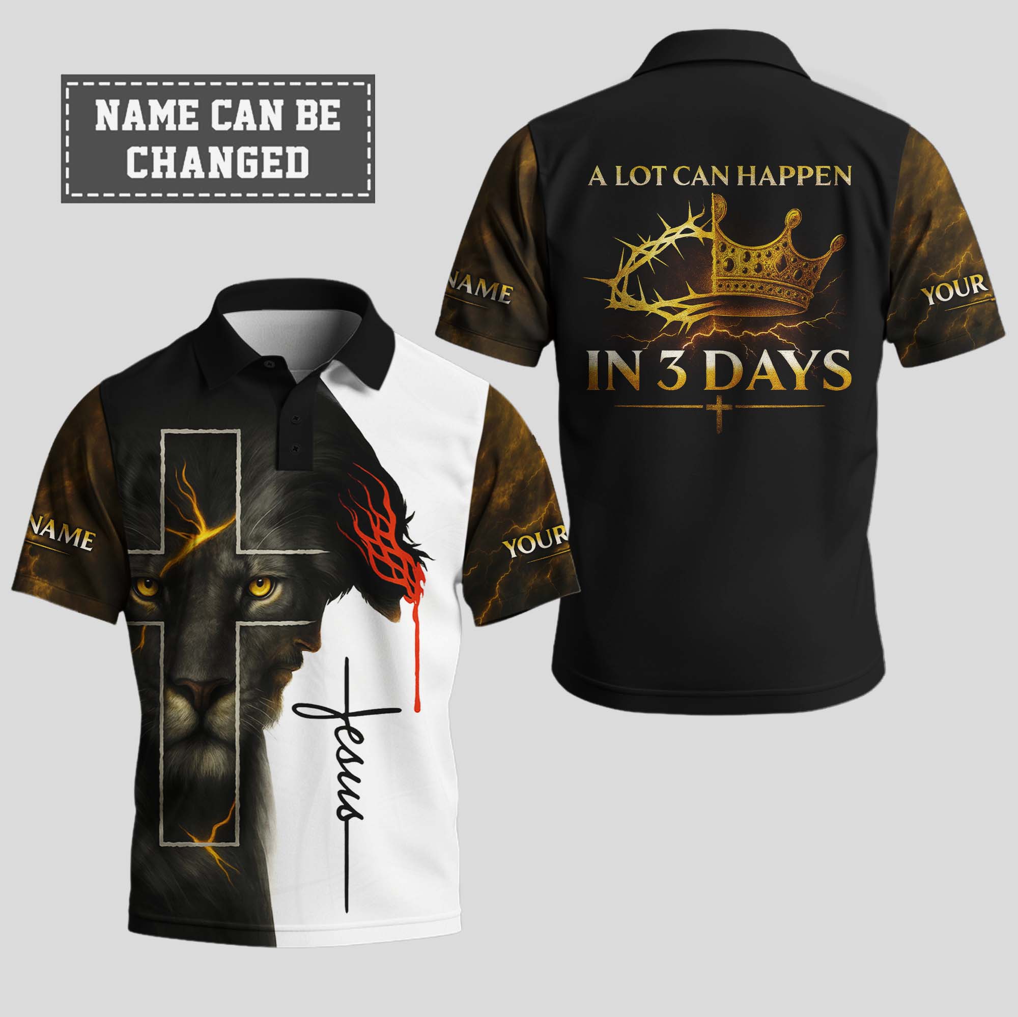 A Lot Can Happen in 3 Days Polo Shirt