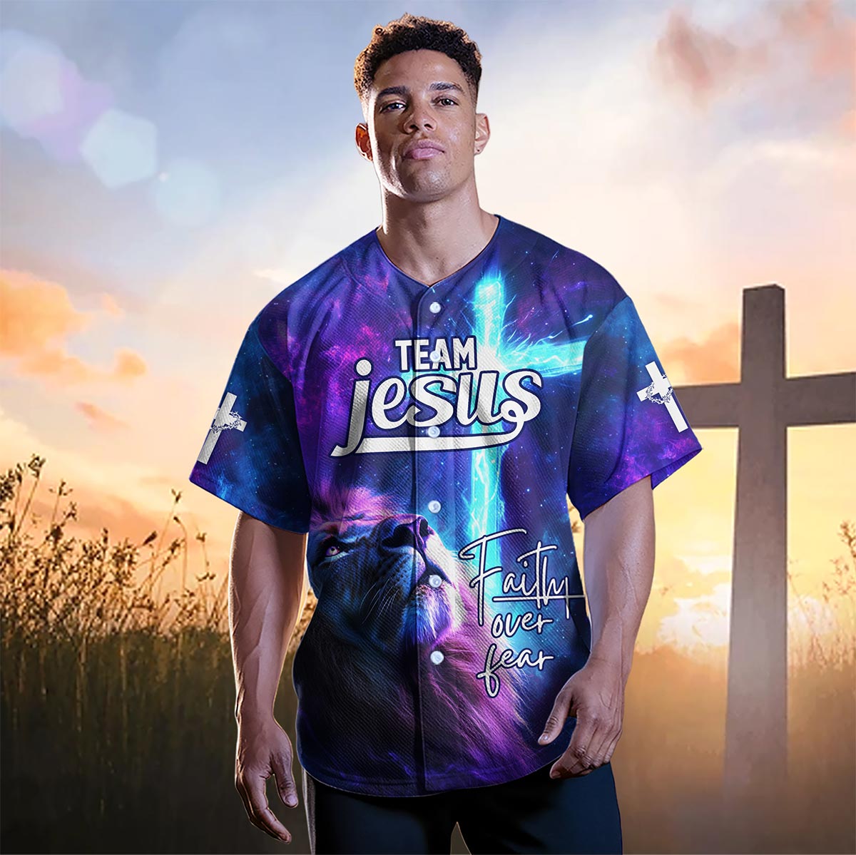 Team Jesus Baseball Jersey