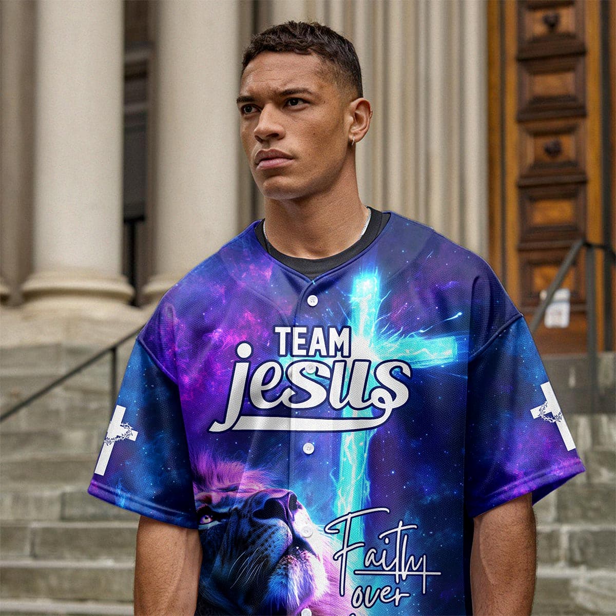 Team Jesus Baseball Jersey
