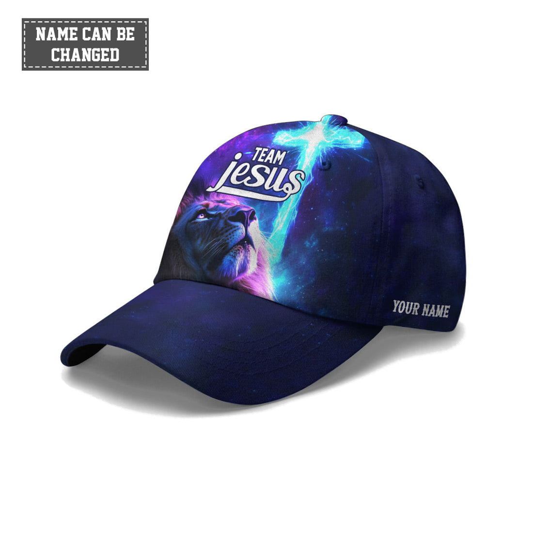Team Jesus – Lion’s Faith & Heavenly Cross Baseball Cap