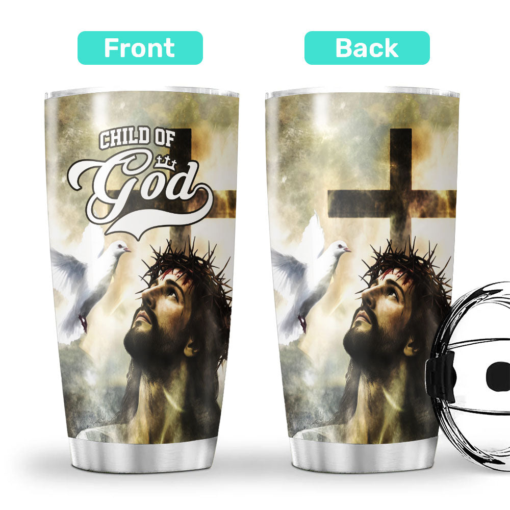 Child of God – Divine Grace Jesus Stainless Steel Tumbler