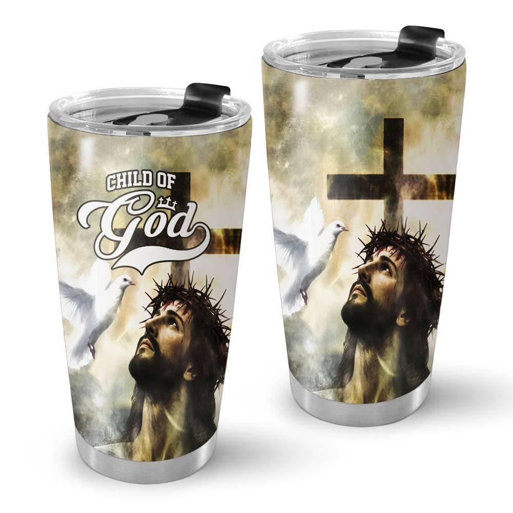 Child of God – Divine Grace Jesus Stainless Steel Tumbler
