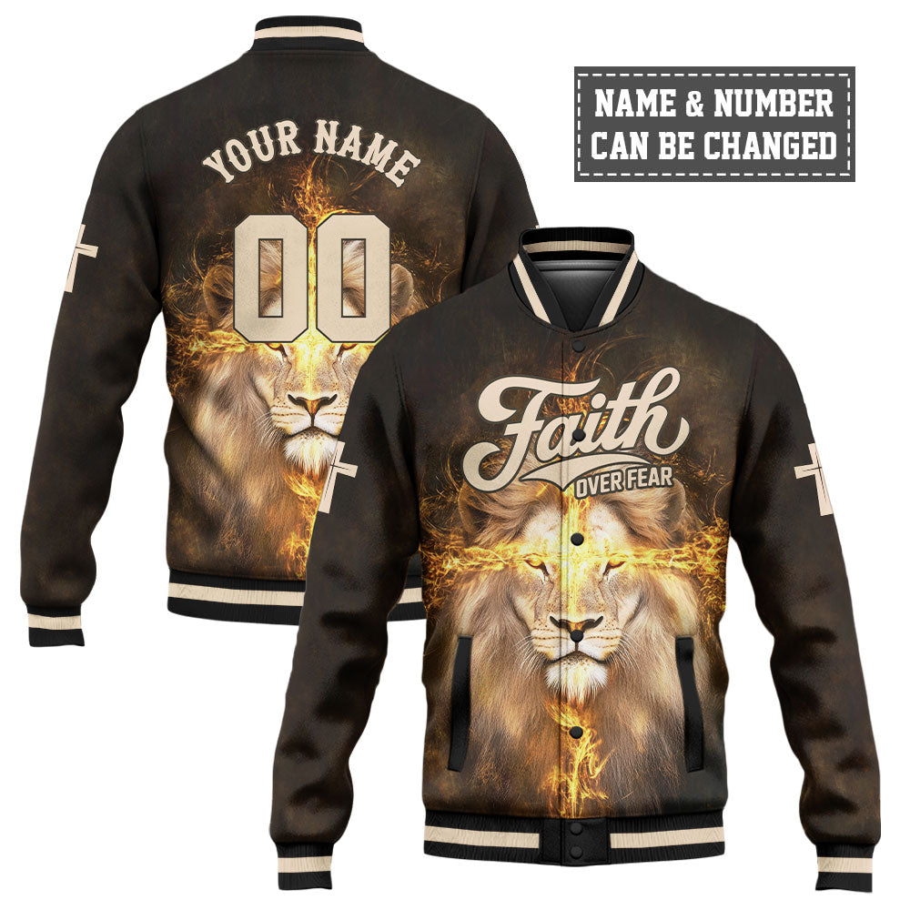 Man Of God Jesus Baseball Jacket