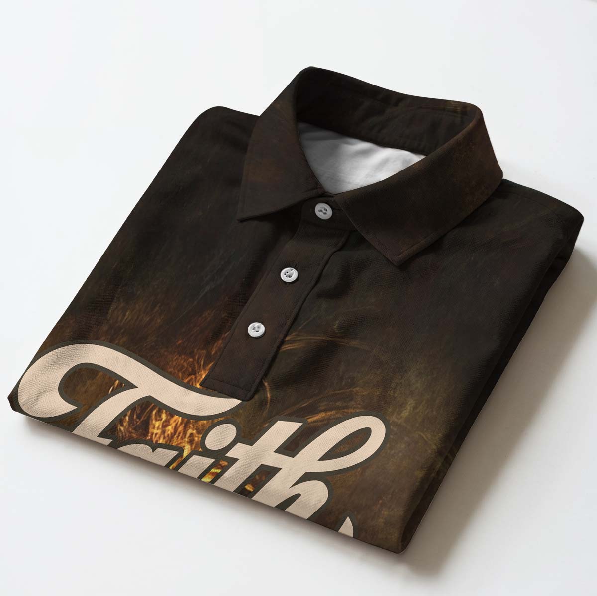 Faith over Fear Lion of Judah Polo