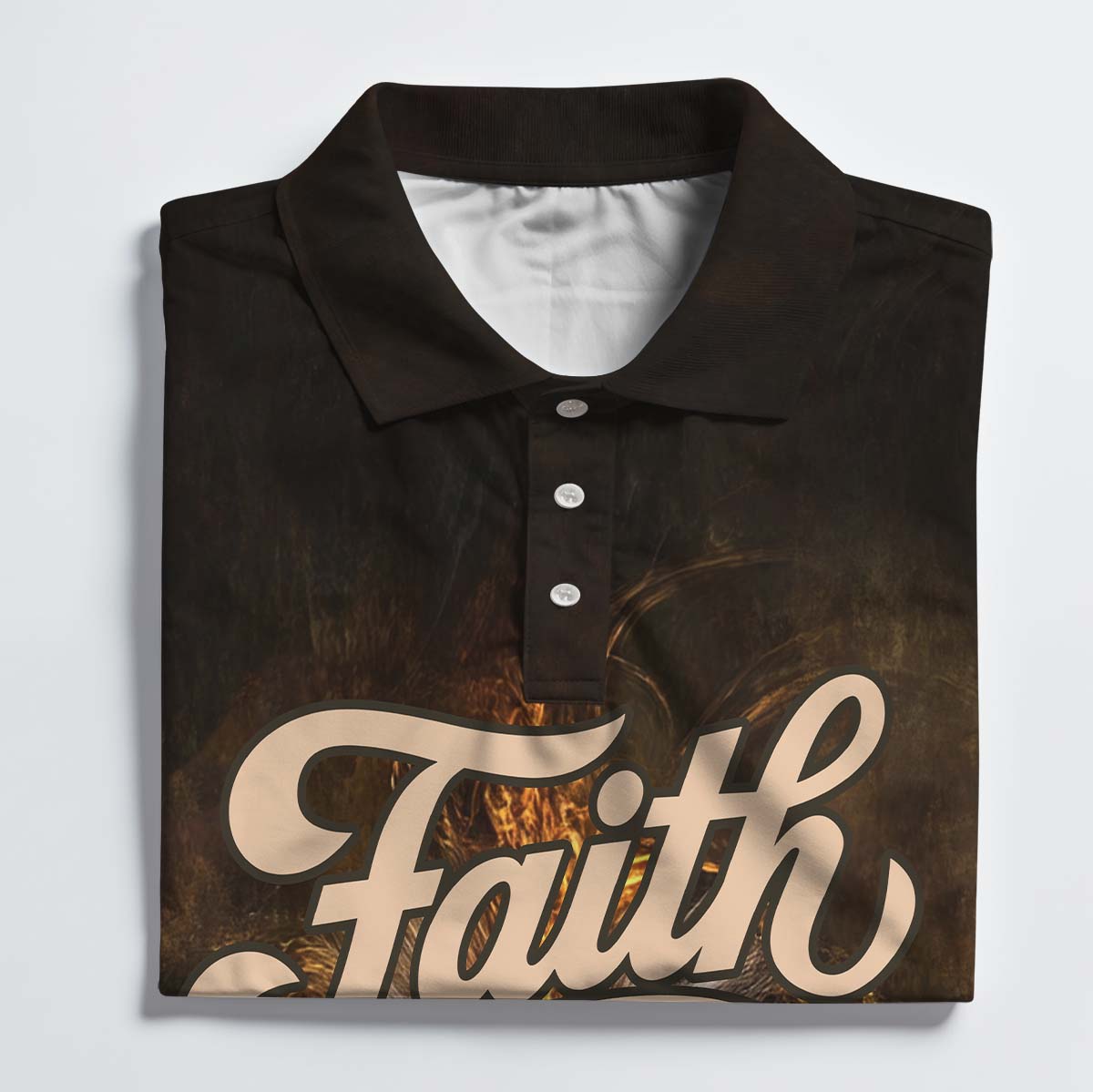 Faith over Fear Lion of Judah Polo