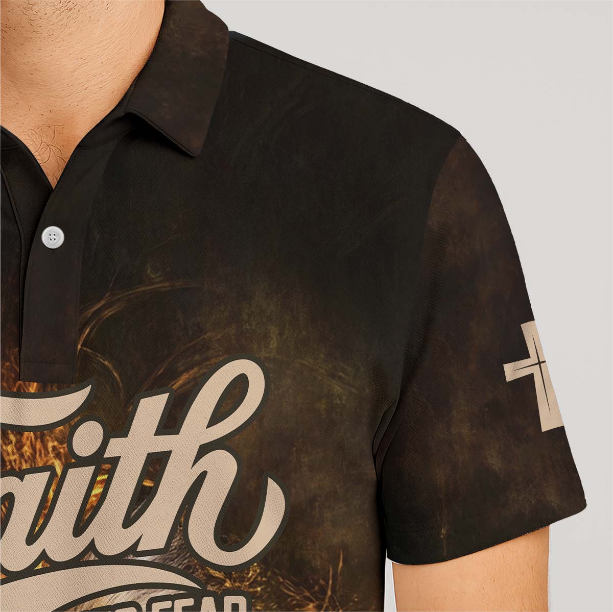 Faith over Fear Lion of Judah Polo