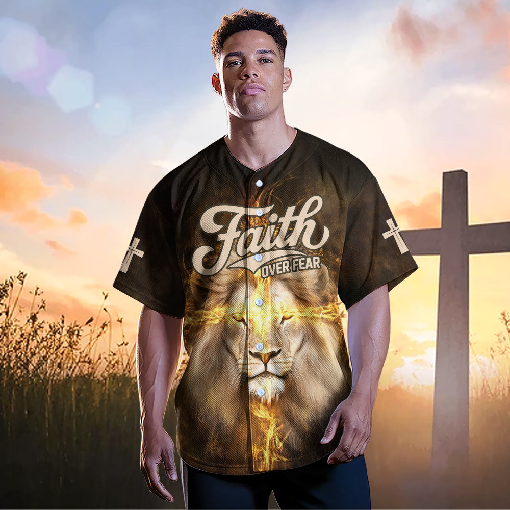 Man Of God Jesus Custom Name Baseball Jersey