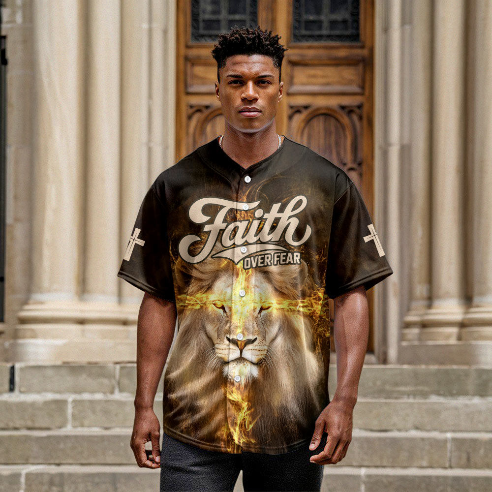 Man Of God Jesus Custom Name Baseball Jersey