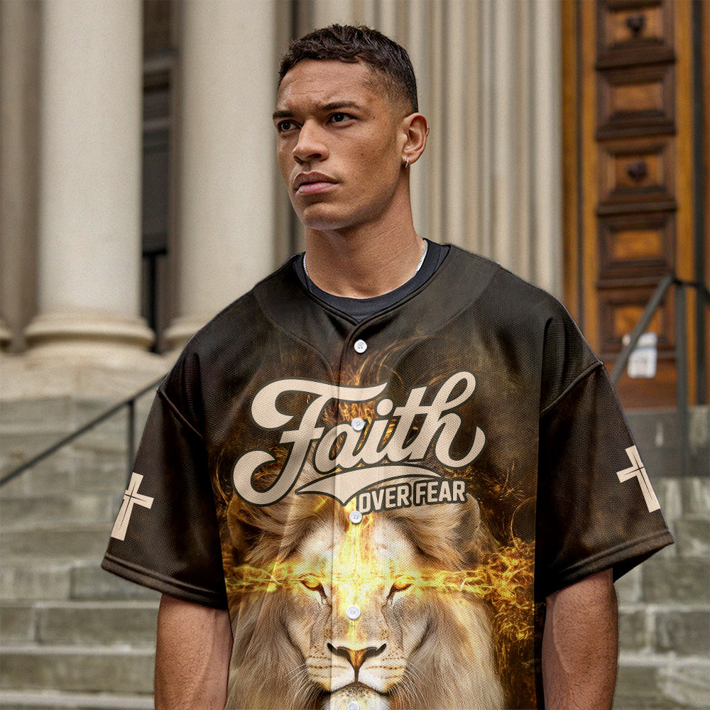 Man Of God Jesus Custom Name Baseball Jersey