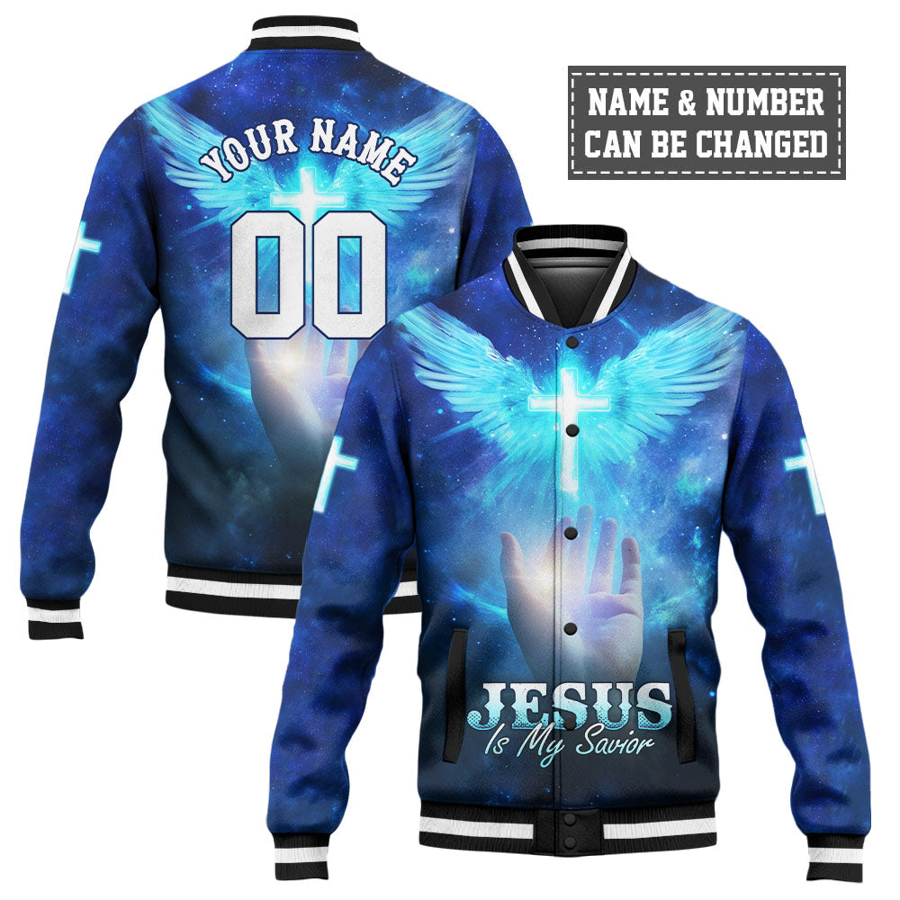 Jesus Is My Savior Baseball Jacket