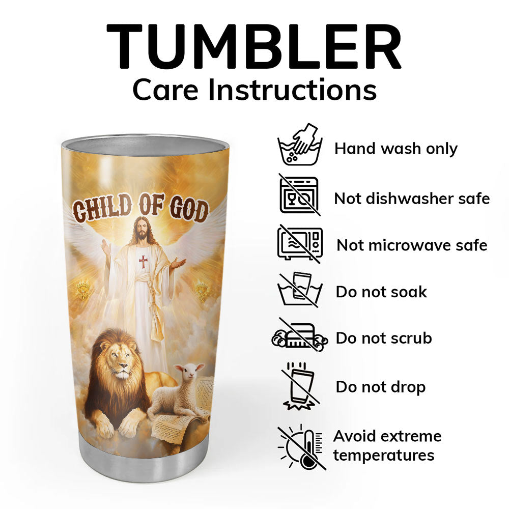 Jesus Child Of God Tumbler