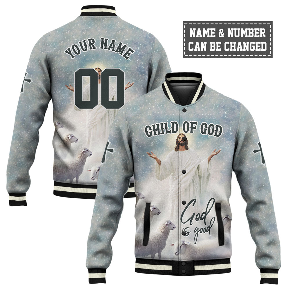 Jesus God Is Good Baseball Jacket