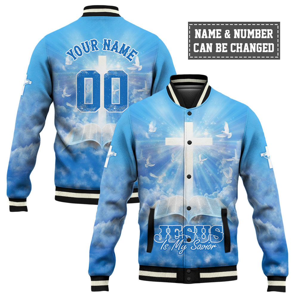Jesus Is My Savior Baseball Jacket