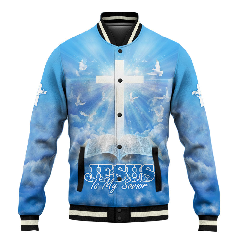 Jesus Is My Savior Baseball Jacket