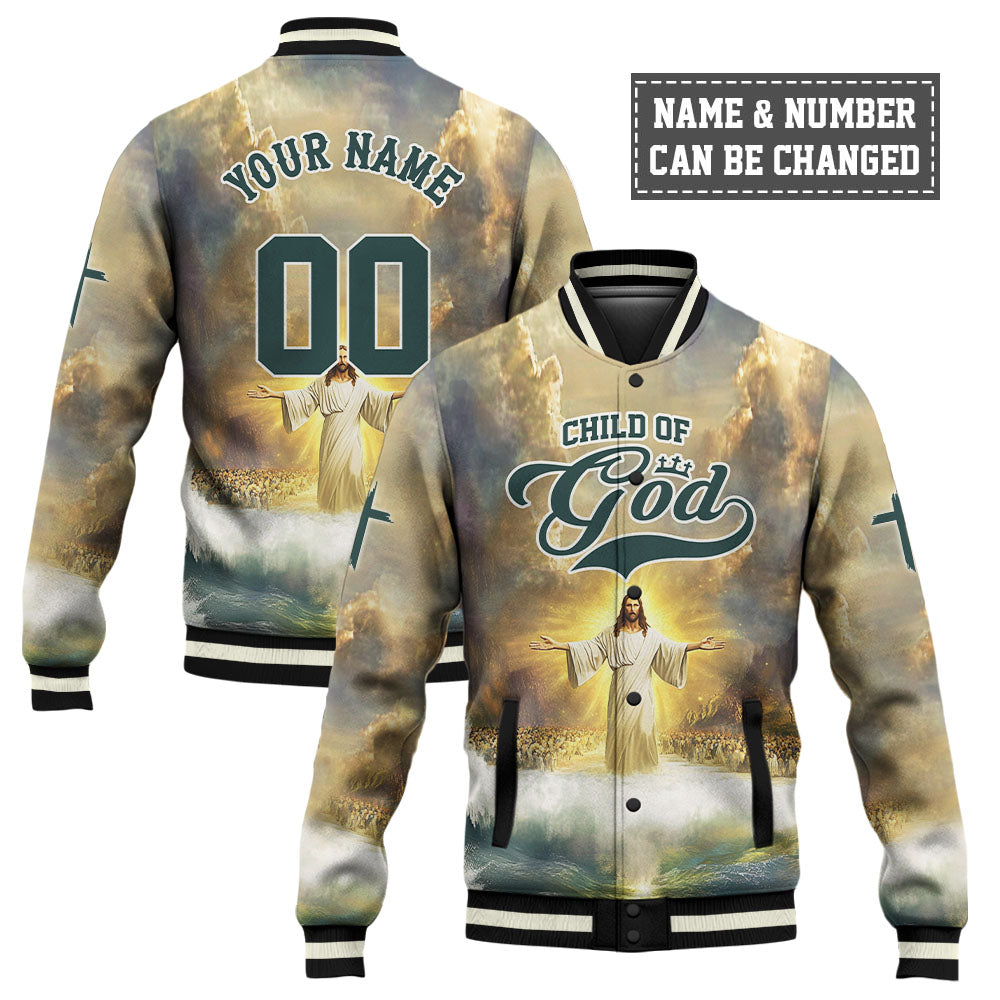 Jesus Child Of God Baseball Jacket