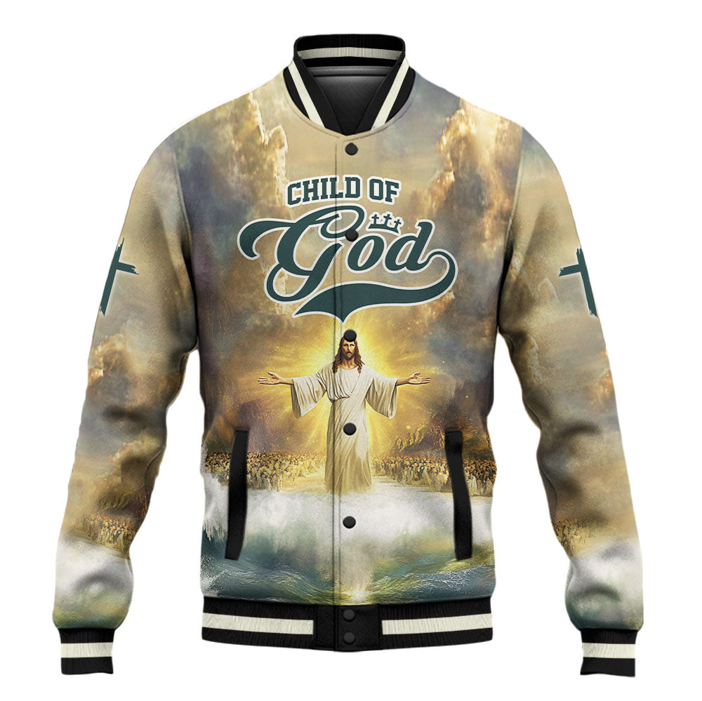 Jesus Child Of God Baseball Jacket