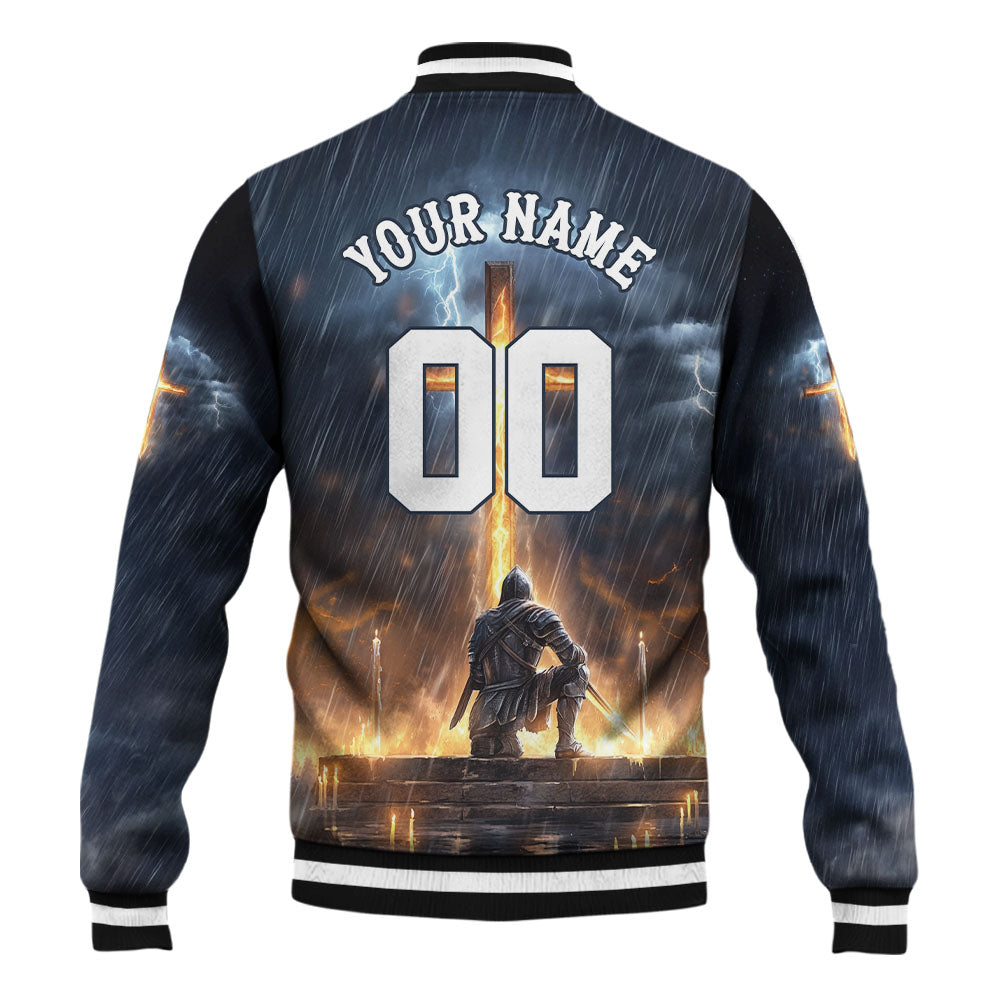 Jesus Warrior Of God Baseball Jacket