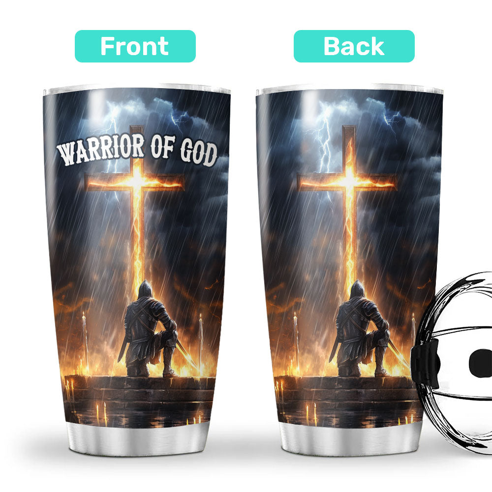 Jesus Warrior Of God Tumbler