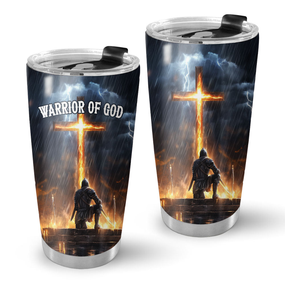 Jesus Warrior Of God Tumbler