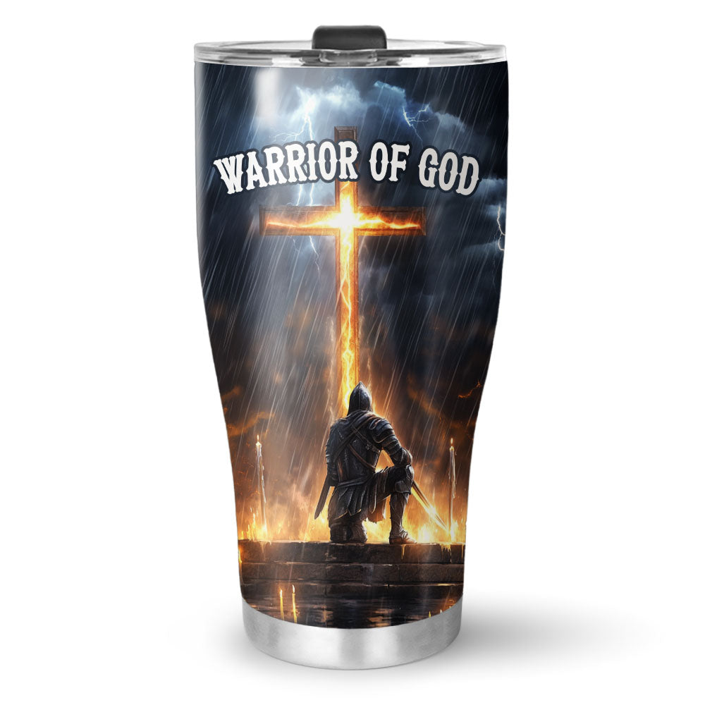 Jesus Warrior Of God Tumbler