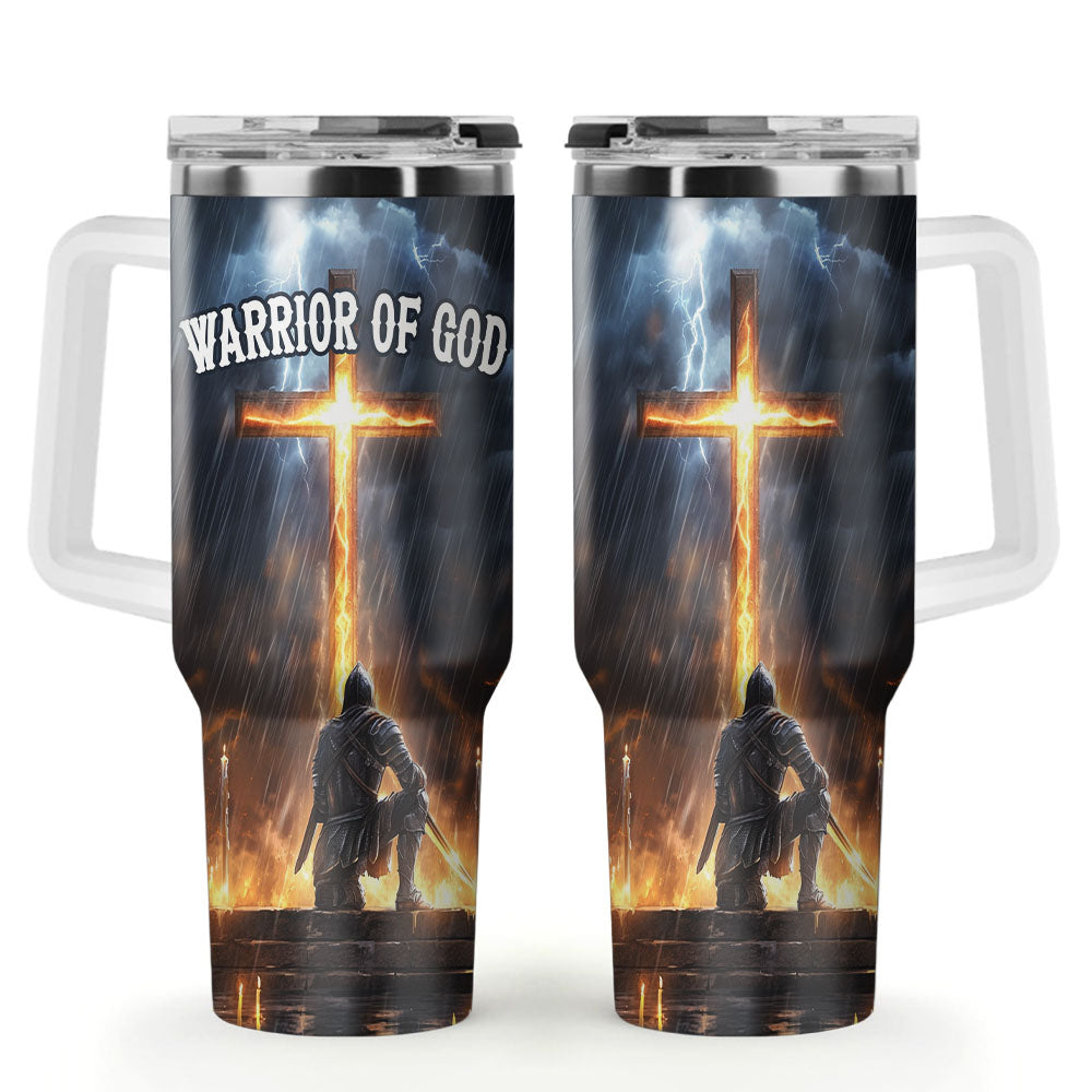Jesus Warrior Of God Tumbler