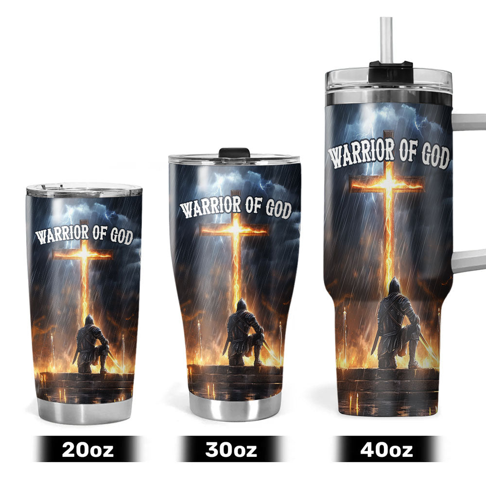Jesus Warrior Of God Tumbler