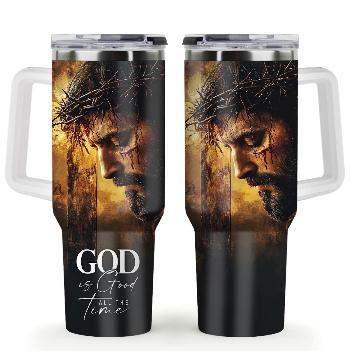 God is Good All The Time Stainless Steel Tumbler