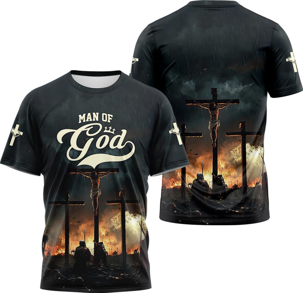 Man Of God Cross T-shirt