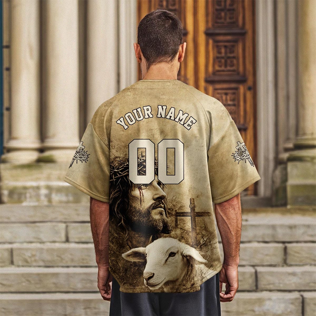 Team Jesus Good Shepherd Baseball Jersey