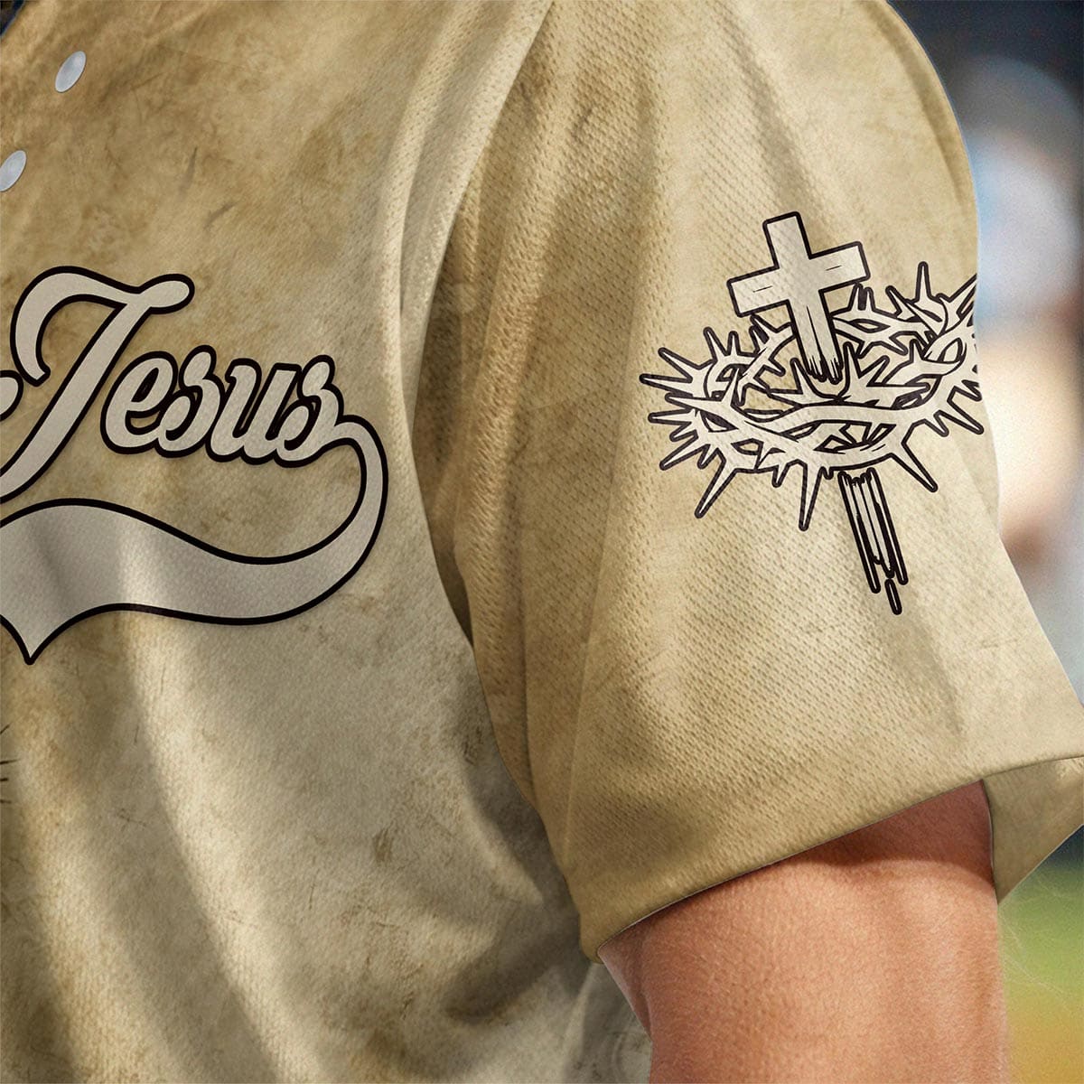 Team Jesus Good Shepherd Baseball Jersey