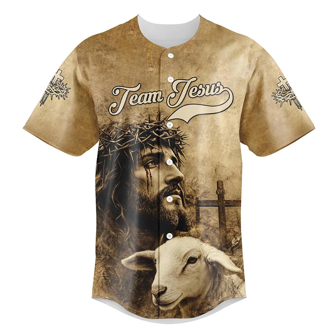 Team Jesus Good Shepherd Baseball Jersey