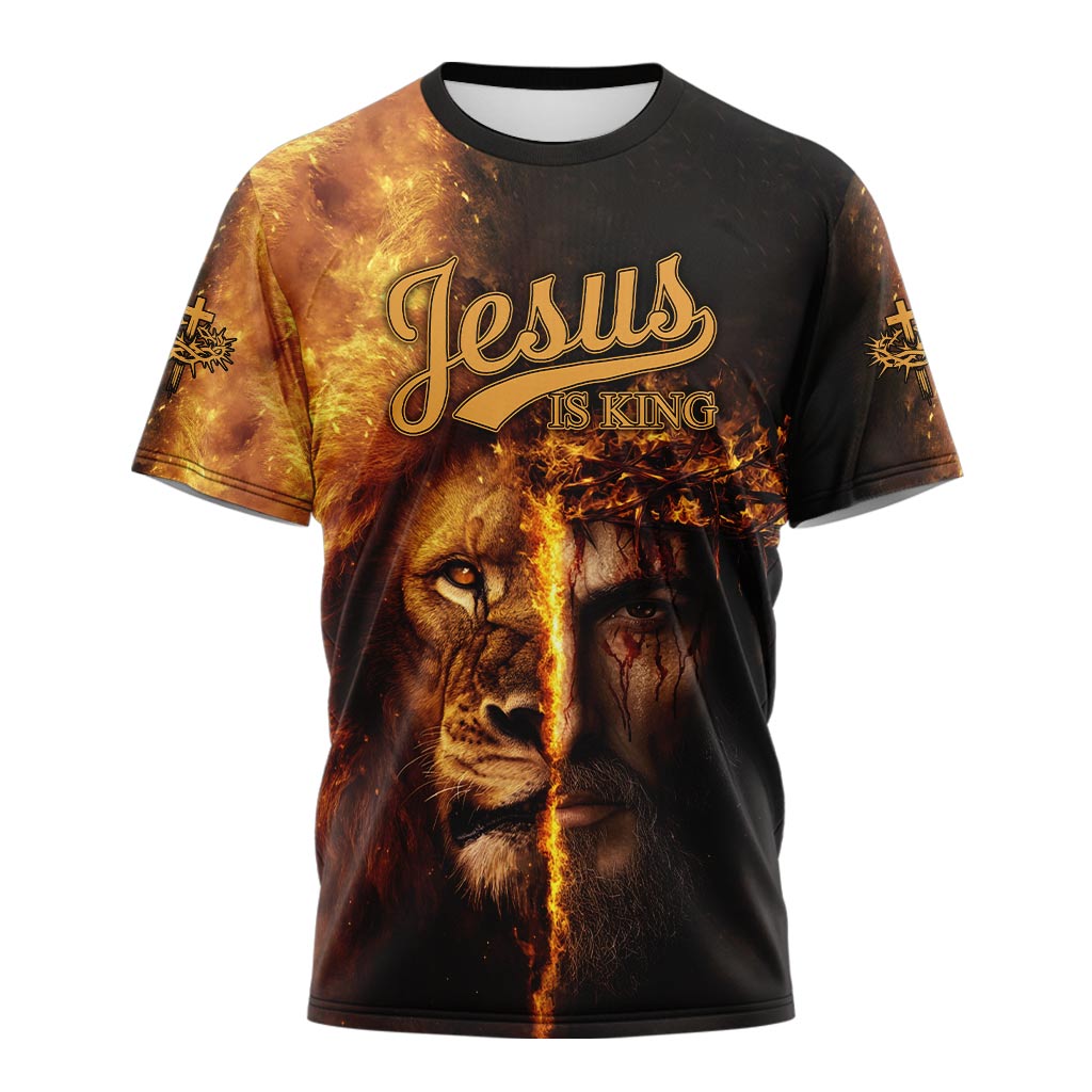 Jesus Is King Lion T-shirt