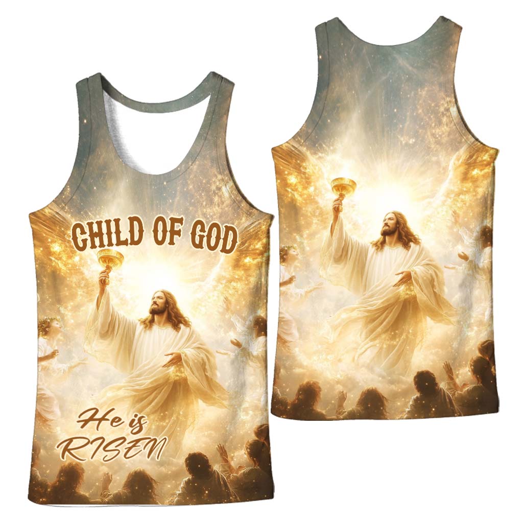 Child Of God He is Risen Tanktop
