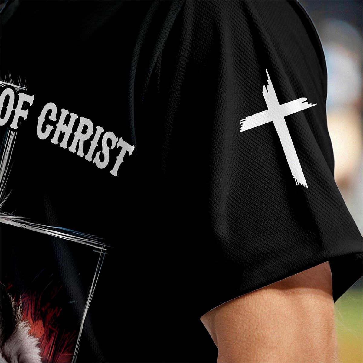 Warrior of Christ He is Risen Baseball Jersey
