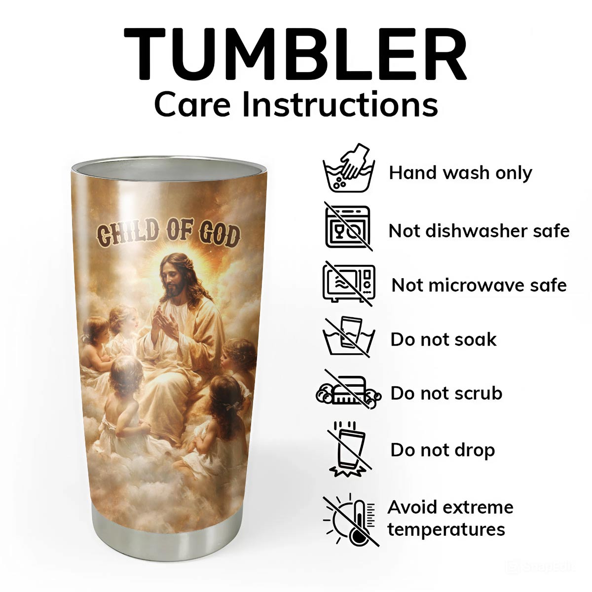 Jesus Child Of God Tumbler
