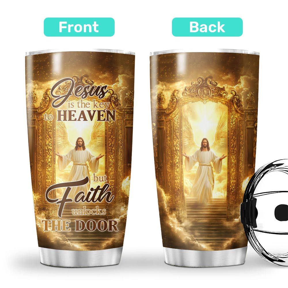 Jesus is the Key to Heaven Stainless Steel Tumbler
