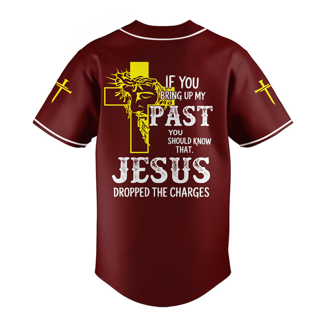 "Redemption" Maroon Baseball Jersey