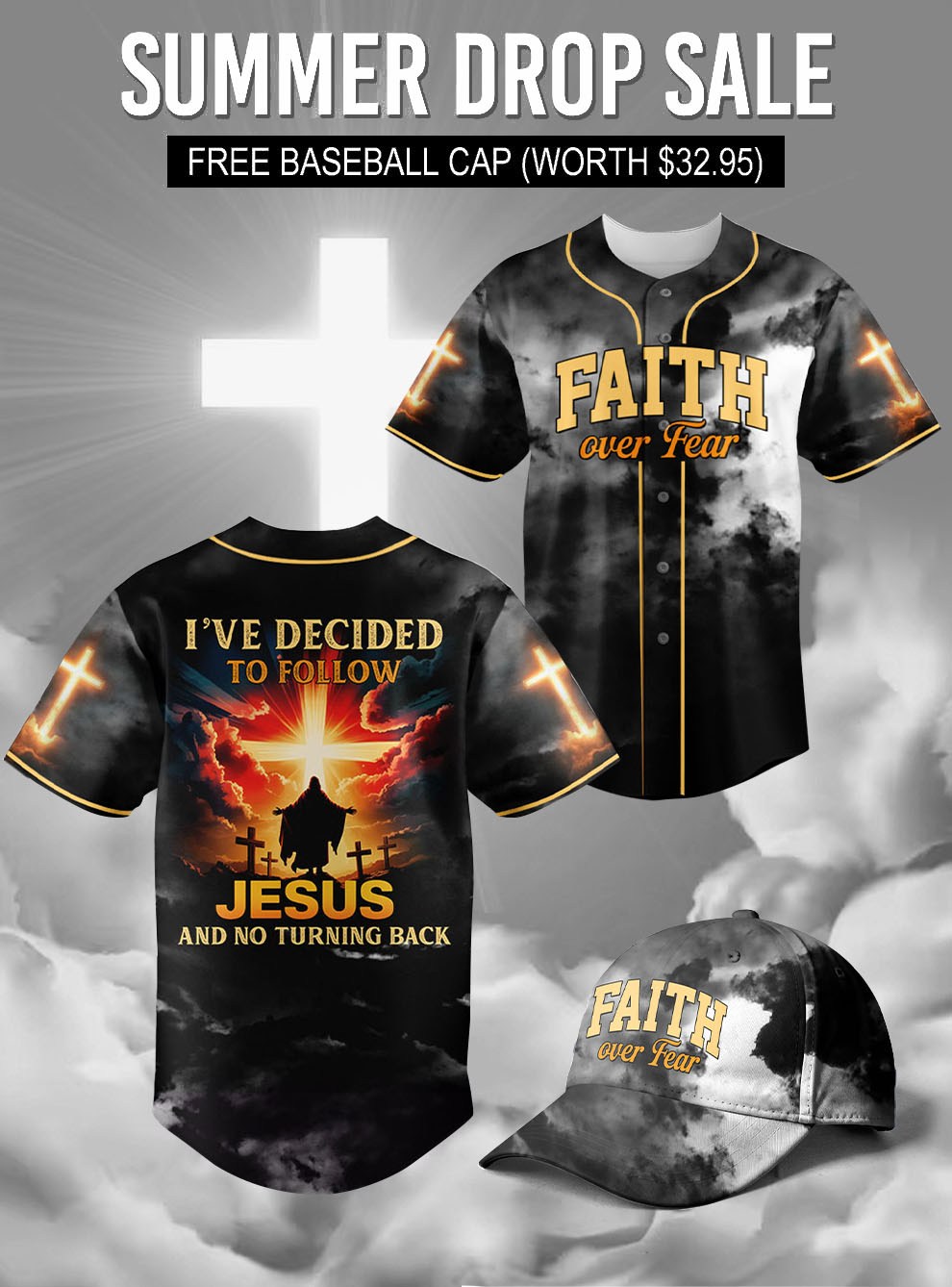 “Faithful Path” Baseball Jersey & Hat Bundle
