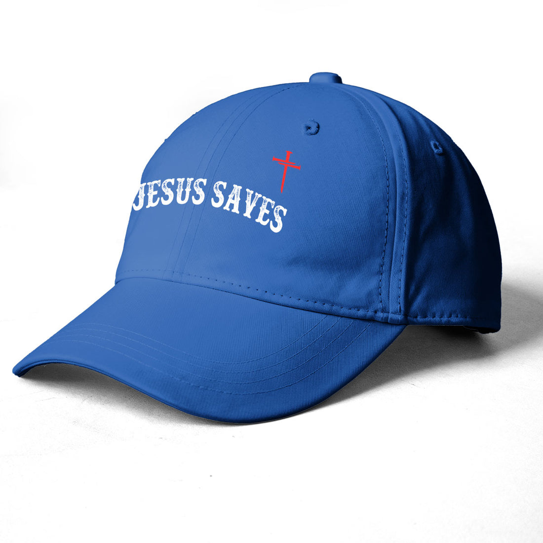 "Jesus Dropped The Charges" Baseball Cap Blue
