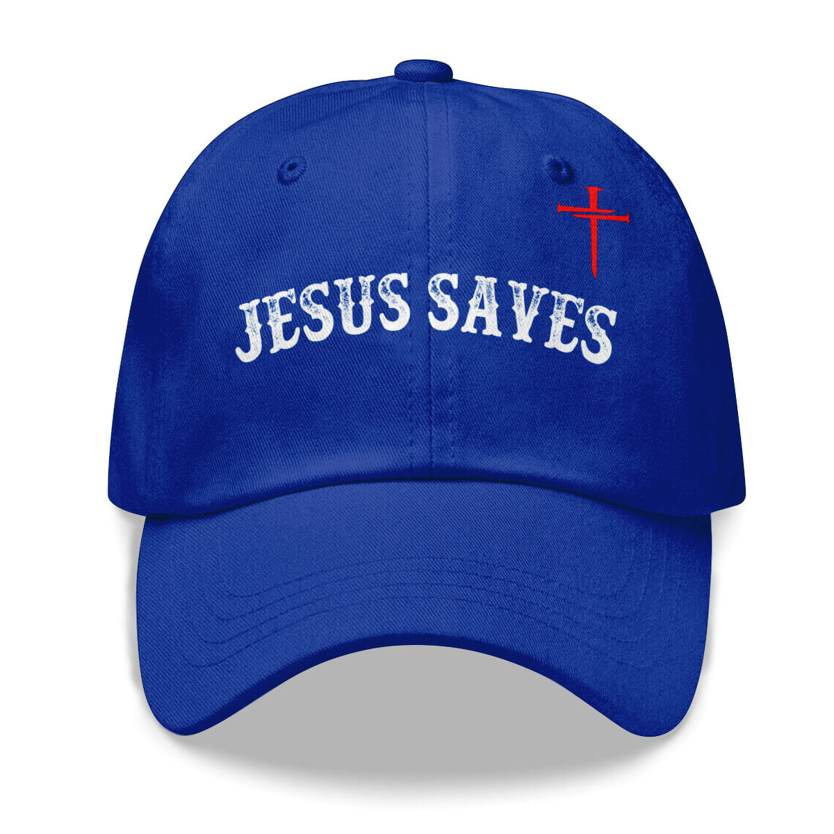 "Jesus Dropped The Charges" Baseball Cap Blue
