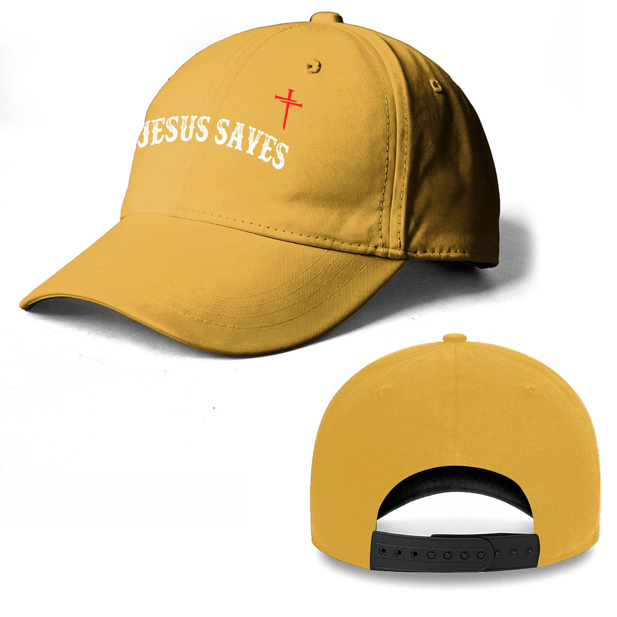 "Jesus Dropped The Charges" Baseball Cap Yellow
