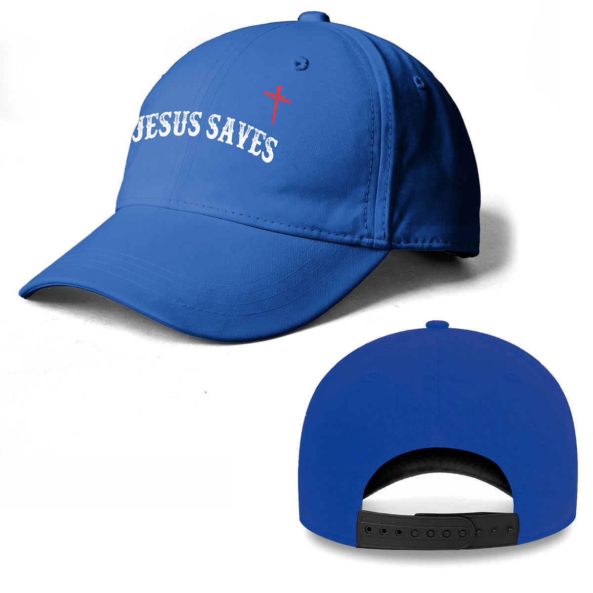 "Jesus Dropped The Charges" Baseball Cap Blue