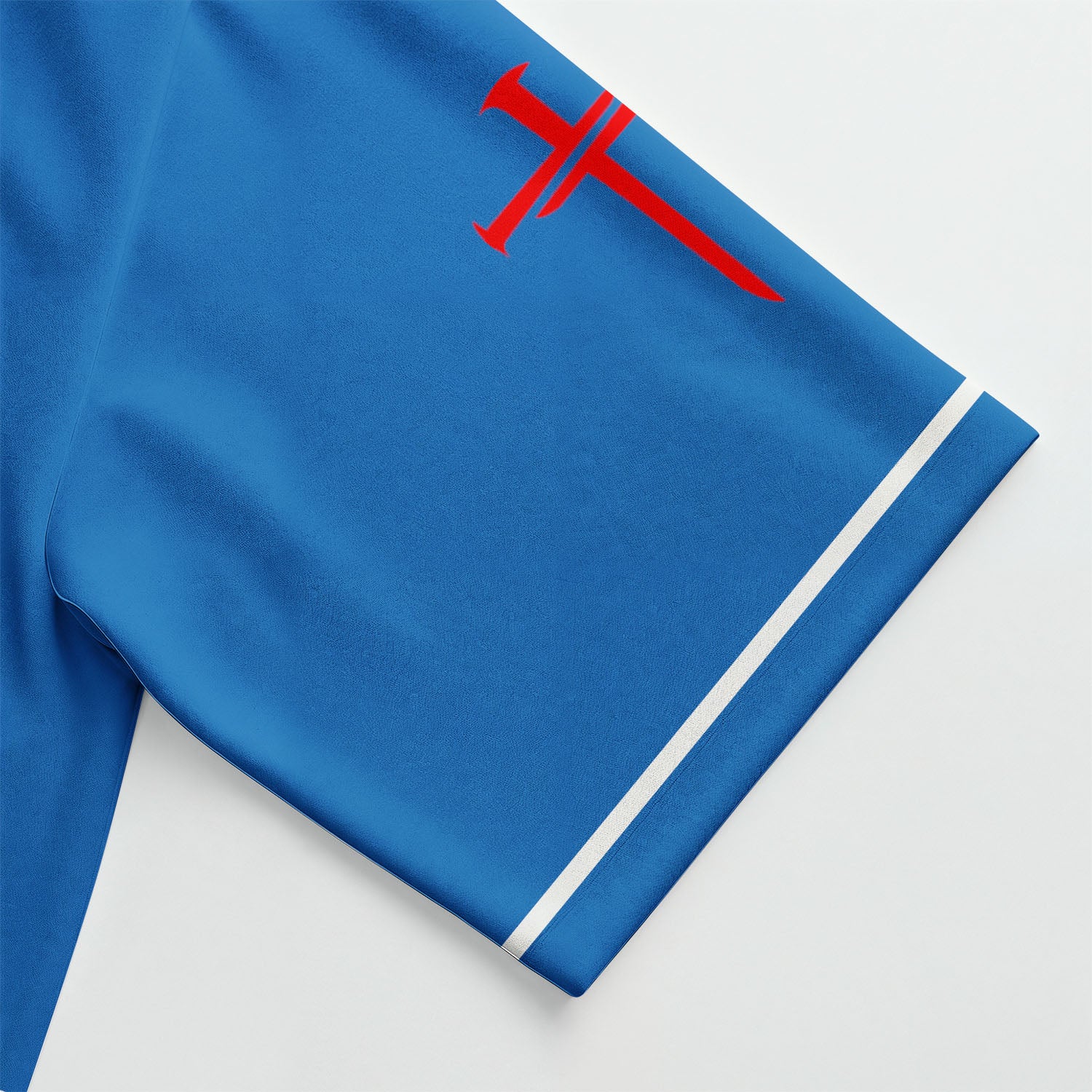 "Jesus Dropped The Charges" Baseball Jersey Blue